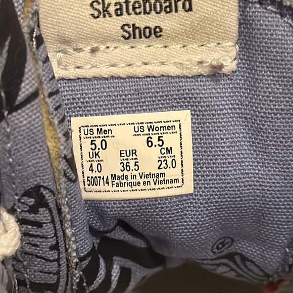 Vans High Top Hi Logo Mix lavender Gray Blue and White Skate Shoes - Picture 3 of 11